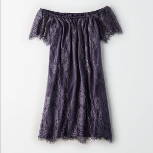 BNWT American Eagle Lace off the shoulder Dress